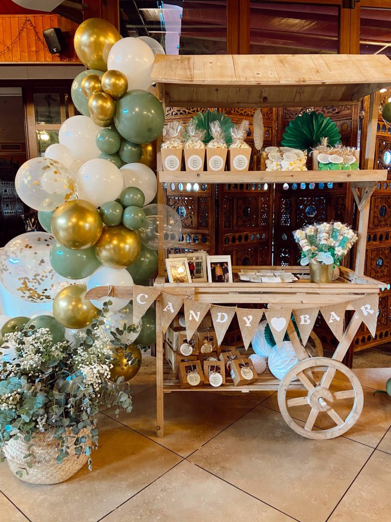 Complemento de candy bar en eventos